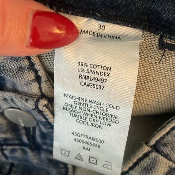 Joe's Jeans The French Terry Denim Joggers in Rain | size 30 - Picture 6 of 8